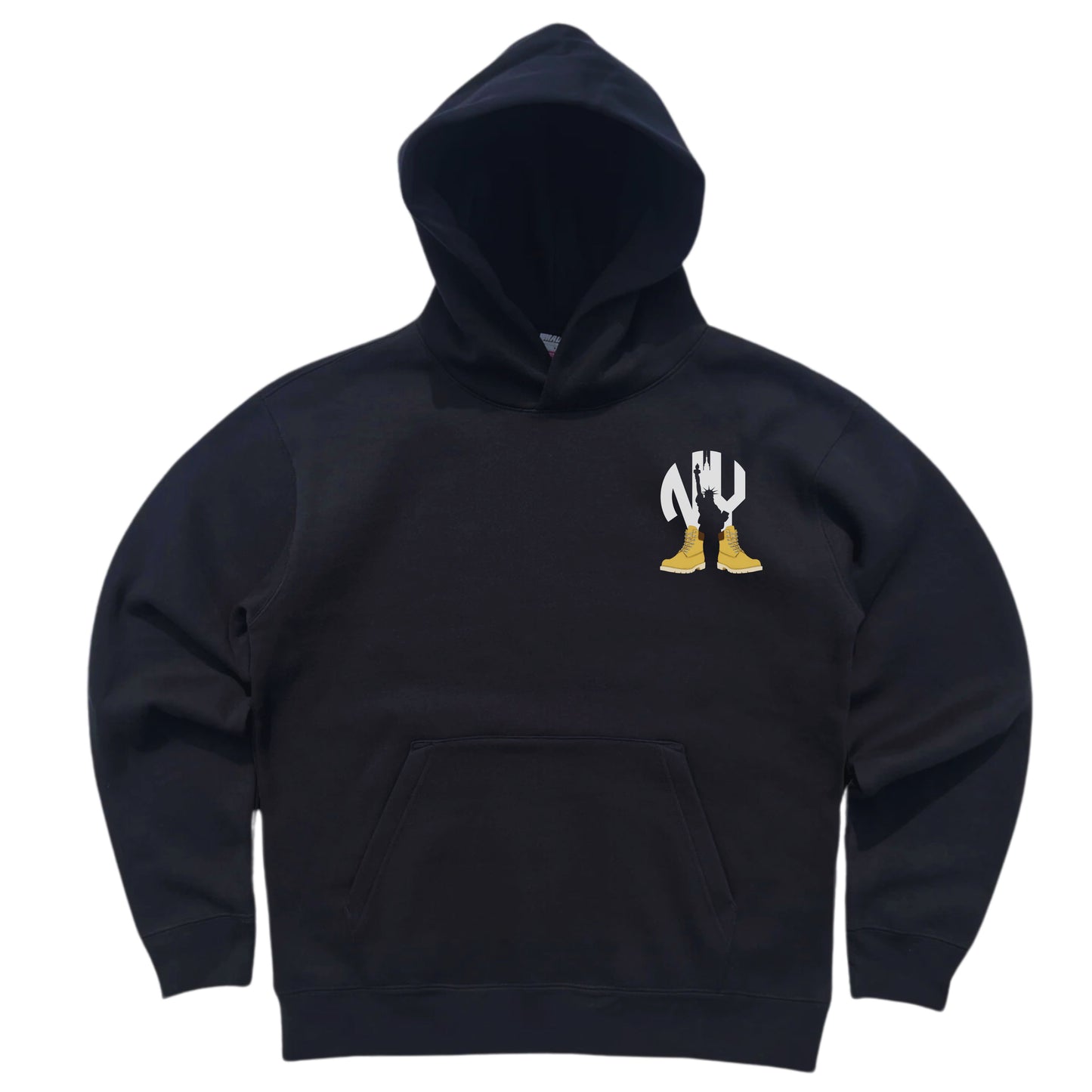 'I'm so New York' Hoodie (Black/White)