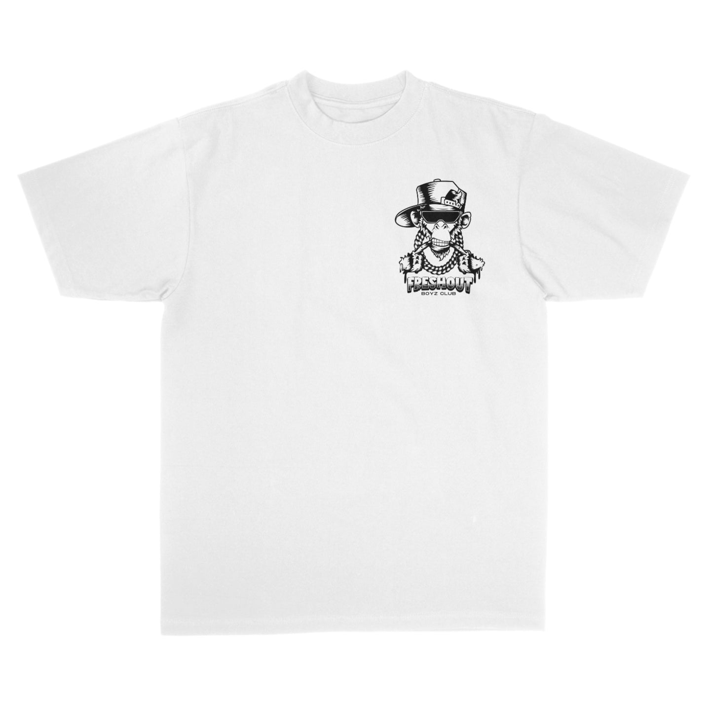 Oversized TALK DIRTY Tee (White/Black)