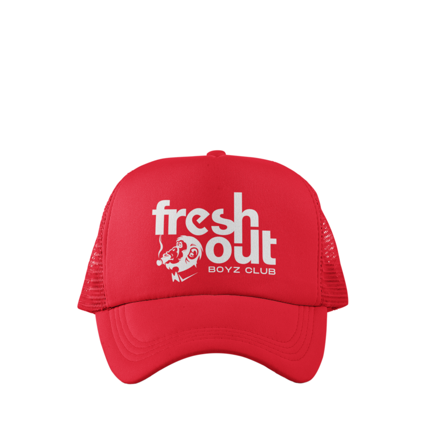 'A Smokin Ape' Trucker (Red/White)