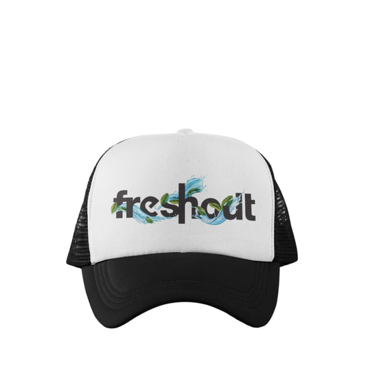 FreshOut 'Minty Fresh' Trucker (White/Black)