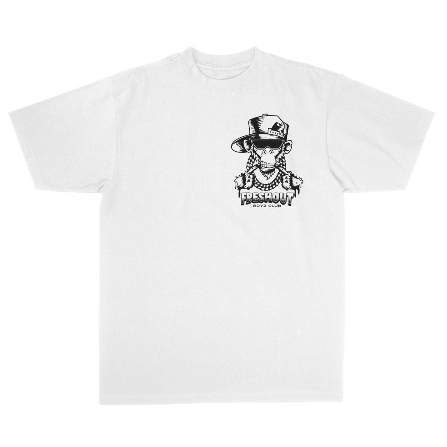 Oversized TALK DIRTY Tee (White/Black)