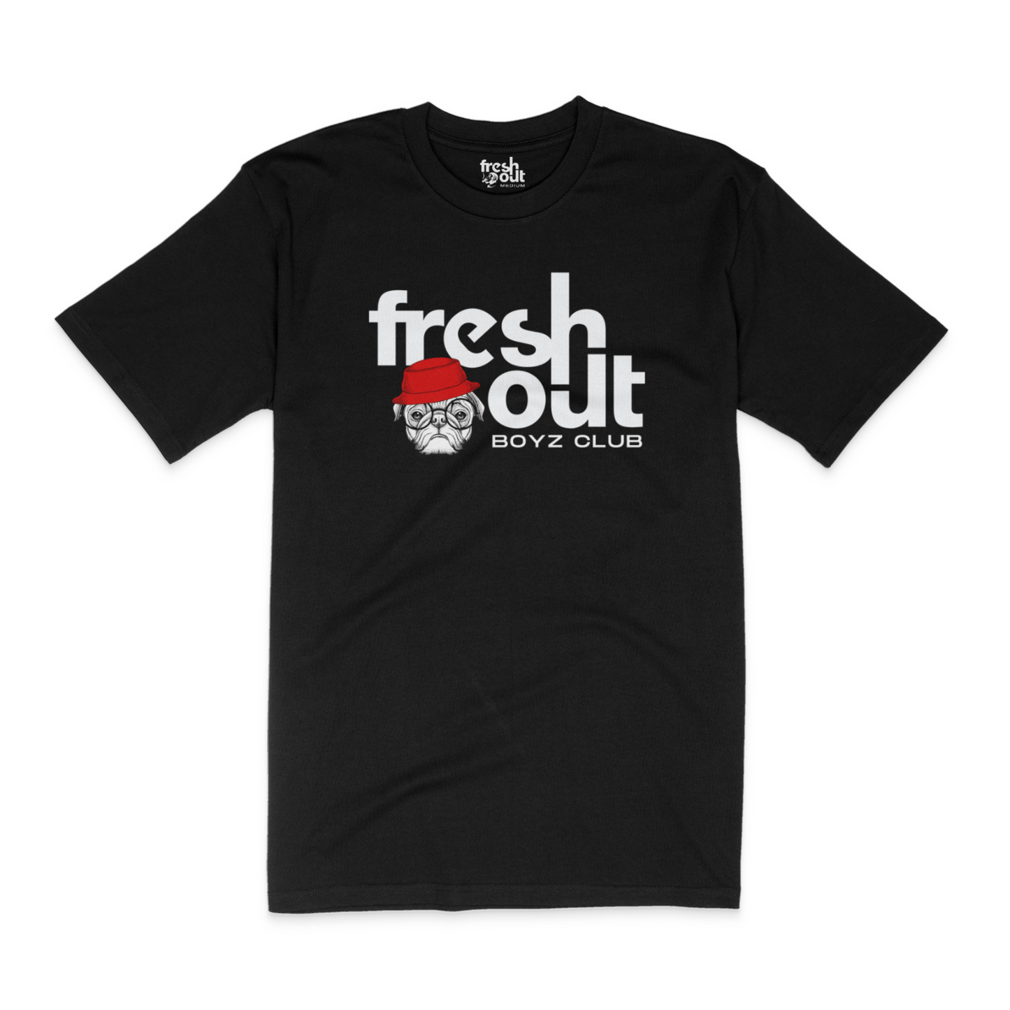 'Kool K9' Tee (Black/White/Red)