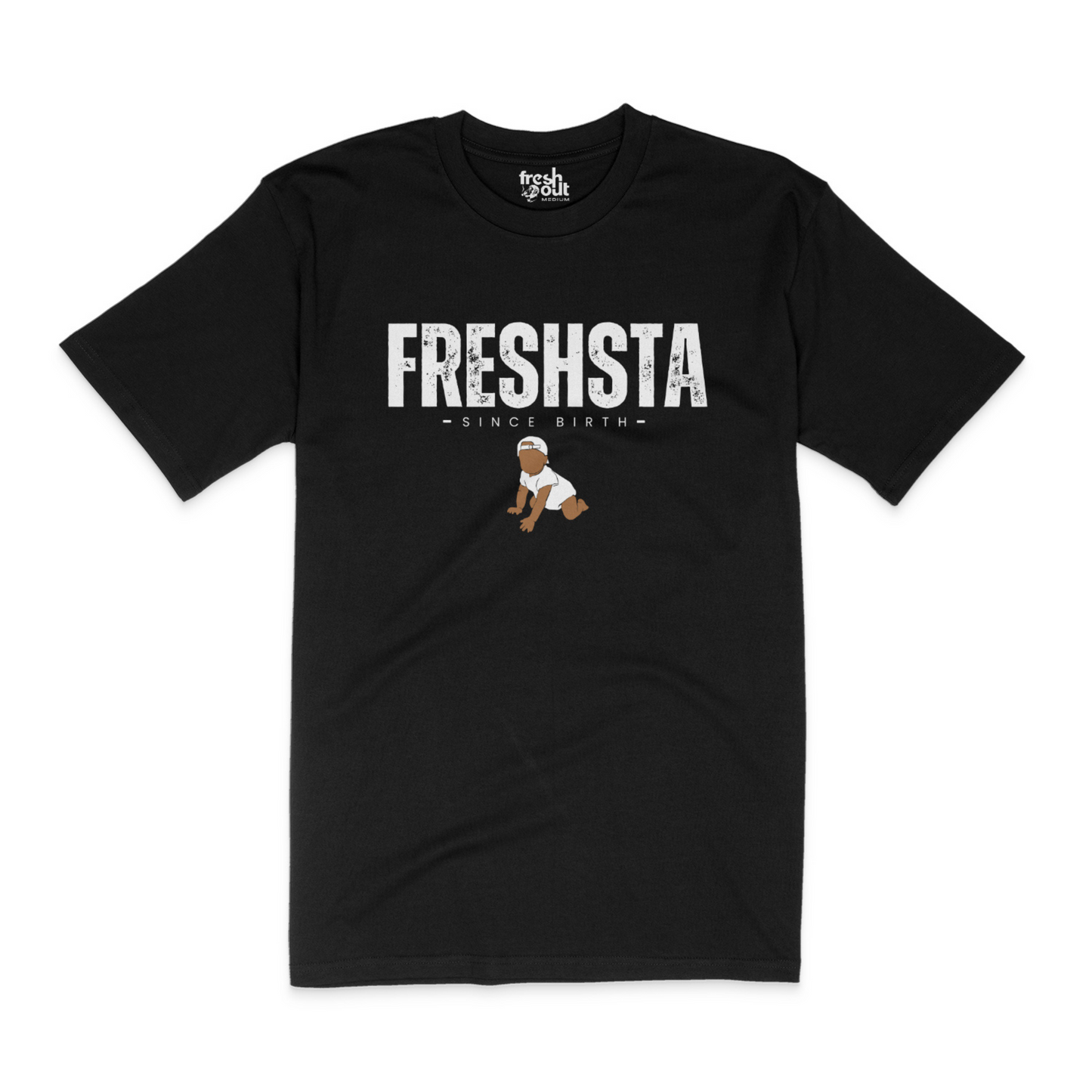 Freshsta Since Birth Tee (Black/White)