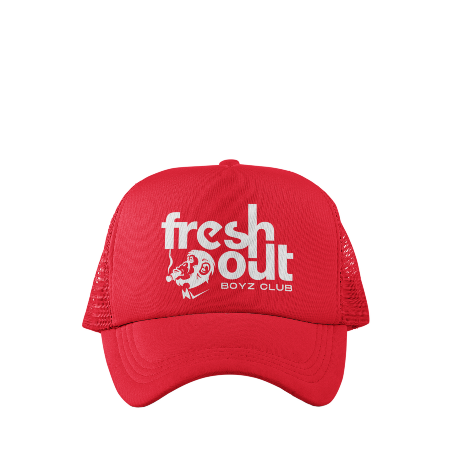 'A Smokin Ape' Trucker        (Red/White)