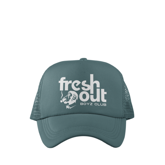 'A Smokin Ape' Trucker (Green/White)