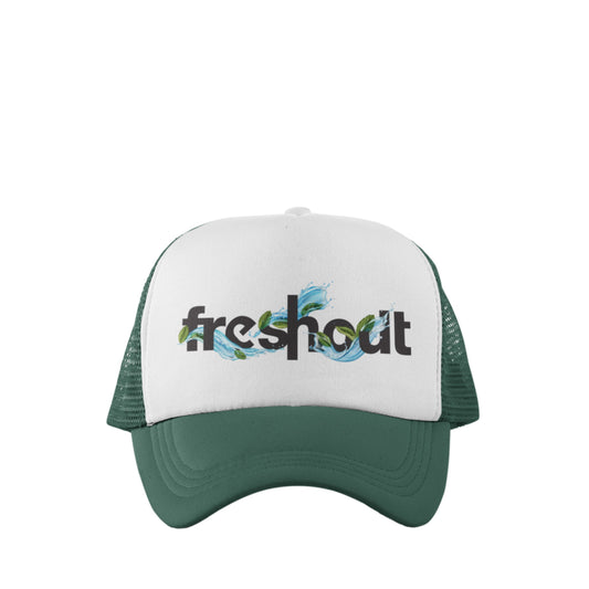 FreshOut 'Minty Fresh' Trucker (White/Green)